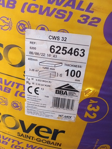 Cavity insulation 100mm - insulation,