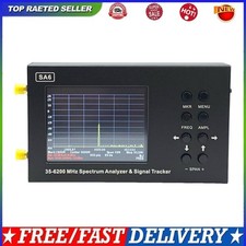 SA6 35-6200MHz RF Spectrum Analyzer 3.2inch Screen Spectrum Signal Genertor √