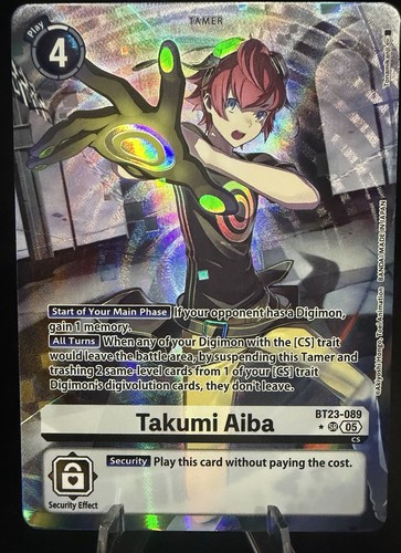 Digimon tcg takumi aiba - tcg,