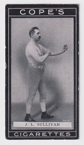 Cigarette card boxers cope - card,