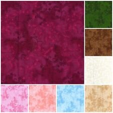 100% Cotton Craft fabric metre Fat Quarter john louden Mystic vine salmon green