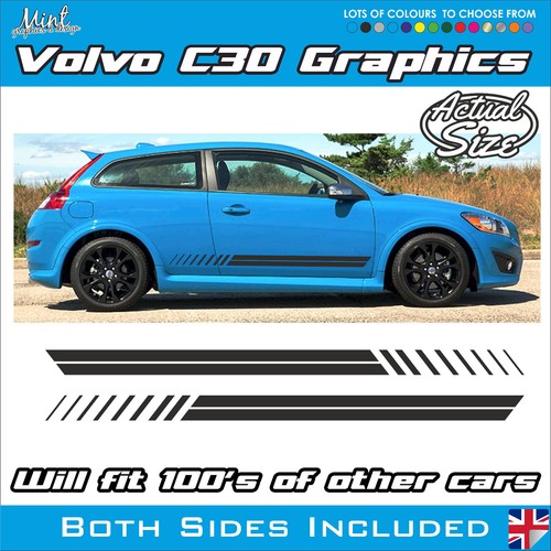 Volvo c30 s40 side stripes - c30,