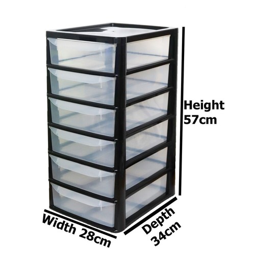 Plastic storage drawers - a4,