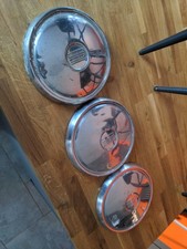 Vintage Fiat Chrome Hub Caps