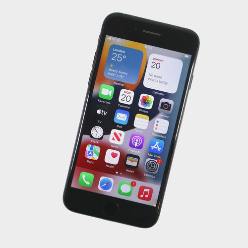 Apple iphone 128gb black - 7,