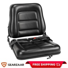 Universal Tractor Seat with Seat Belt Mower Excavator w/ Slide Rail Waterproof