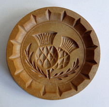 Vintage Melamine Shortbread Mould, Thistles