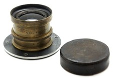 Vintage brass lens Goerz Berlin Serie III DOPPEL-ANASTIGMAT 210 mm F6.8