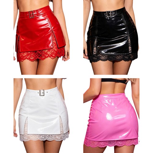 Women glossy leather - women, pu