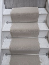 Stair Carpet Runner 7.2m / 15 Steps - 50cm Wide - York Stone - Cormar - Zenith
