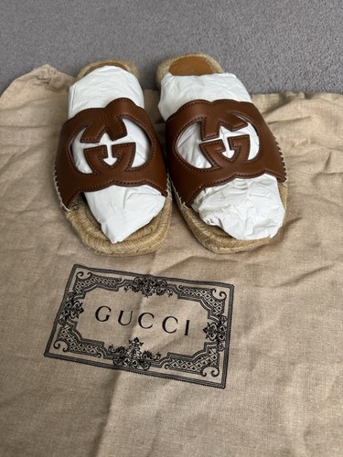 Gucci tan leather beige - leather,
