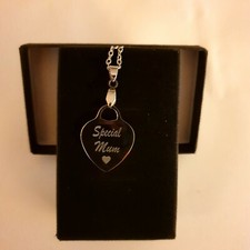 Personalised engraved heart