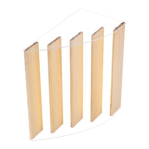 Wood acrylic display stand - wood,
