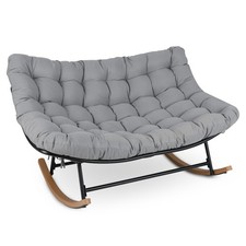 COSTWAY Double Papasan Rocking