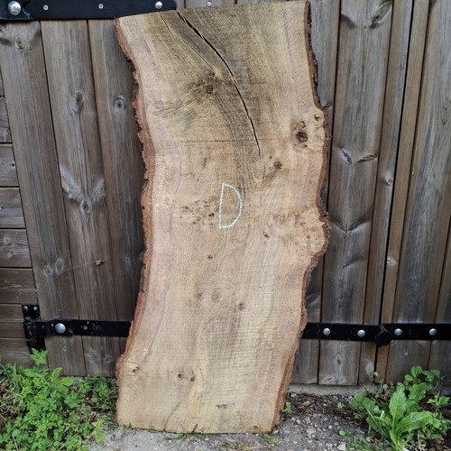 Oak wood waney live - waney, edge