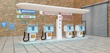 Shell Petrol Pump Model Kit