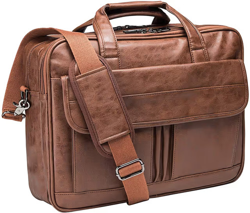 Men leather business - men's,