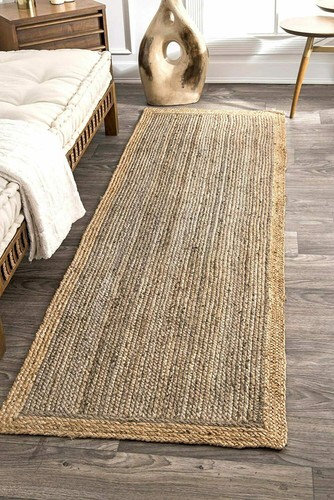 Runner rug jute braided - runner,
