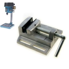 SP10008008 2.5" Mini Pillar Drill Press Vice Milling Workshop Dual Jaw Aluminium