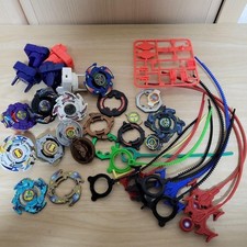 Bakuten Shoot Beyblade bulk lot of launchers & Beyblades TAKARA TOMY Japan Used