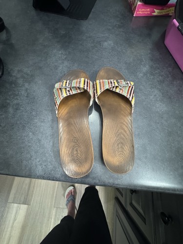 Vintage multicolor scholl s - vintage, scholl's