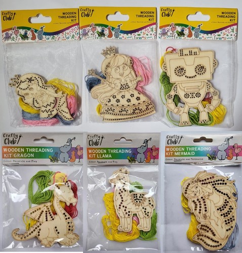 Wood threading kit children - wood,
