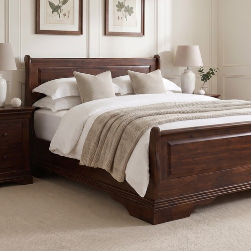 King 5ft size bed french - king, solid