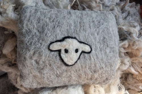 Wool cushion small - small, herdwick