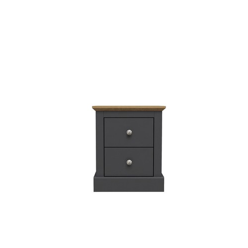 Devon charcoal drawer - charcoal, 2-drawer