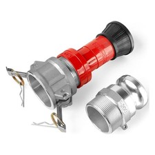 UK New Fire Hose Nozzle,2In NPSH HeavyDuty Industrial Fire Hose Constant Flow -