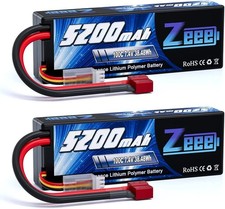 2x Zeee 7,4V 2S Lipo Battery T
