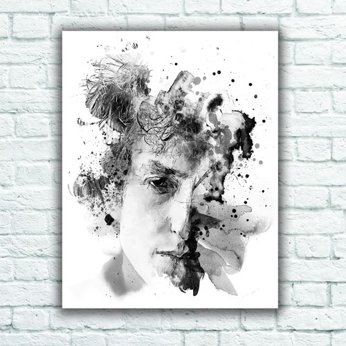 Bob dylan abstract poster - dylan,