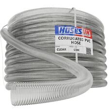 Clear PVC Hose for Vacuum Systems Strong Flexible & Crush Resistant Replacement