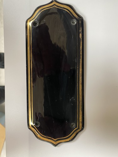 Victorian black glazed ceramic - glazed,