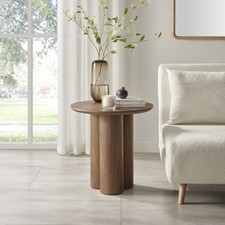 Sutton Wood Veneer Round Side