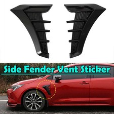 Black Car Fender Side Vents