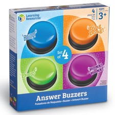 Answer Quiz Buzzers Set of 4 -