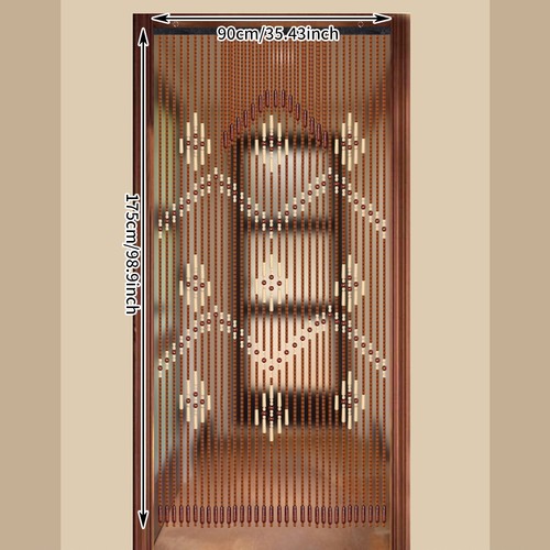 Wood bead string - bead, curtain