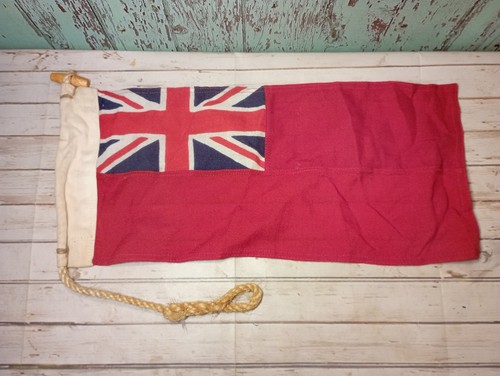 Vintage red ensign flag - red,