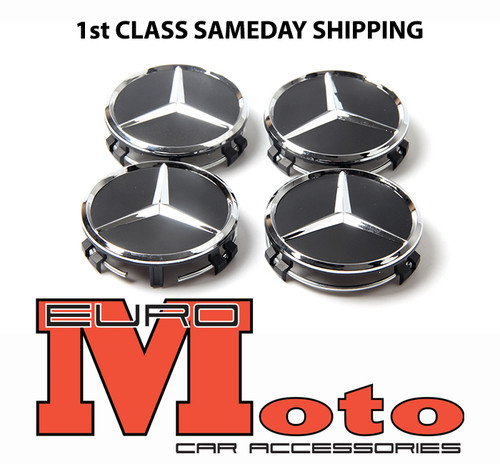 Mercedes black wheel centre - black,