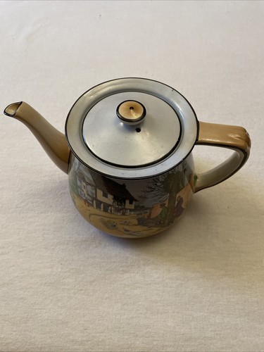 Vintage burleigh ware teapot - burleigh, teapot-