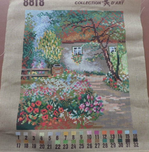 Vintage art tapestry canvas - d'art,