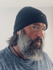 Paul & Shark Bretagne Beanie Hat Grey  BrownOne Size  Fits Very Snug Rare Colour