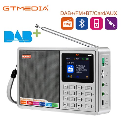 Gtmedia portable dab - portable, dab+