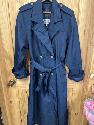 Vtg gallery trench coat - gallery,