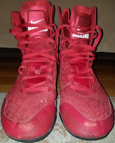 Nike boxing shoes boots red - nike,