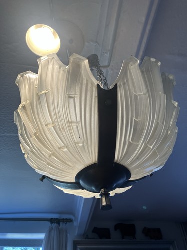 Art deco glass ceiling - art,