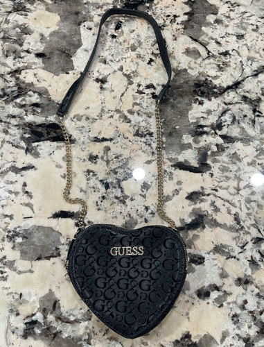 Guess black logo heart - guess, small