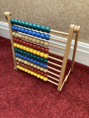 Vintage wooden abacus seen - wooden,