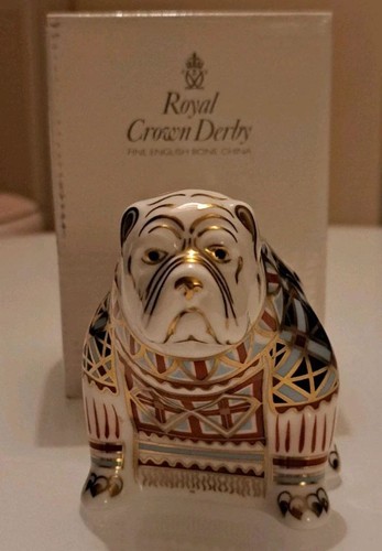 Royal crown derby bulldog - crown,